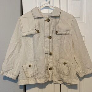 Women’s Chico’s Jacket/Top Button Up